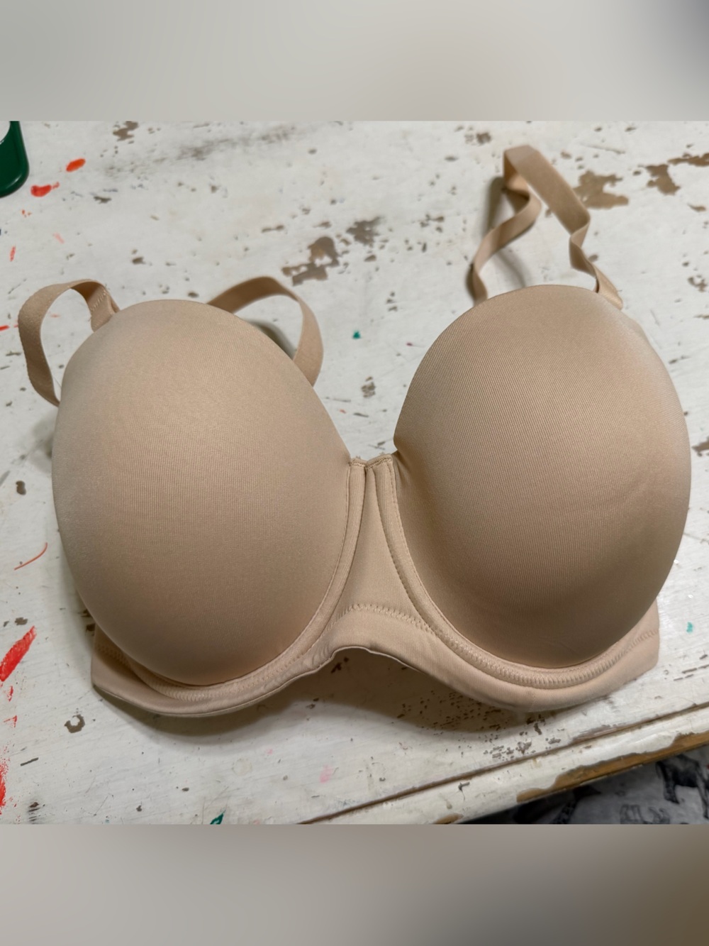 Wacoal convertible Nude Bra molded Cups back boning extra support 34g never worn